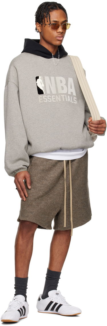 Mikina Fear of God ESSENTIALS NBA Pull-Over Hoodie Šedá | 192AL246500F, 4