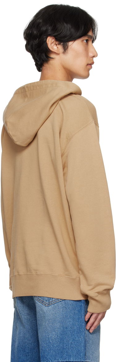 Mikina Maison Margiela MM6 Maison Margiela Cotton Numeric Hoodie Béžová | SH0GU0035 M25025, 2