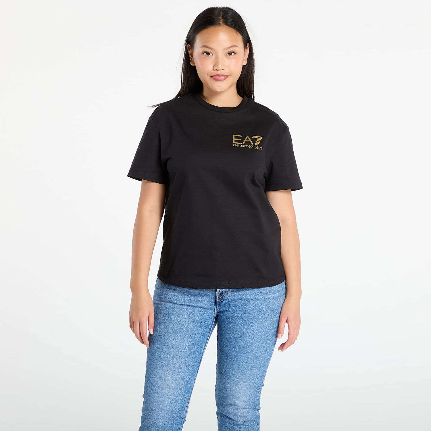 Tričko Emporio Armani EA7 Emporio Armani Train Logo Series T-Shirt Čierna | 7W000725AF12957MC004, 0