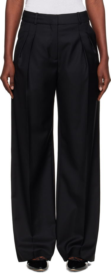 Nohavice Loulou de Saison Loulou de Saison Sbiru LDS Straight Leg Trousers Čierna | SBIRU LDS, 0