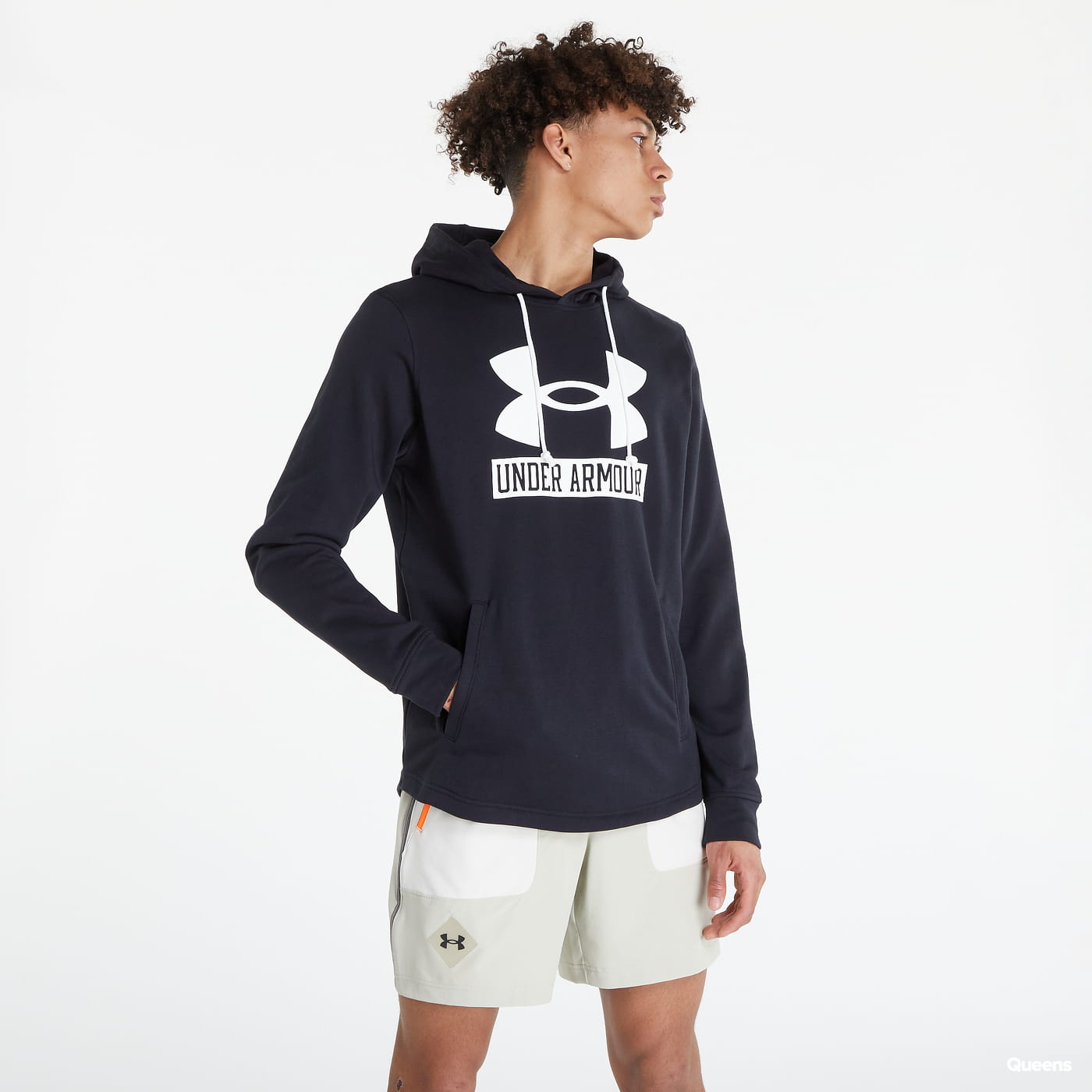 Mikina Under Armour Rival Terry Logo Hoodie Čierna | 1370390-001, 0