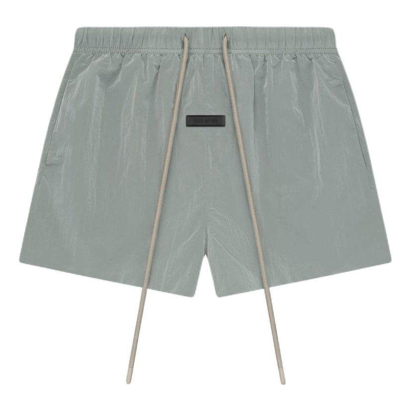 Šortky Fear of God Essentials Crinkle Nylon Running Shorts Zelené | 160SP244135F