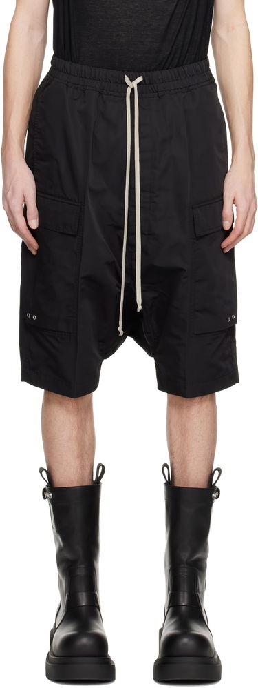 Šortky Rick Owens Rick Owens Hollywood Cargo Pods Shorts Čierna | RU01E5389 FT, 0