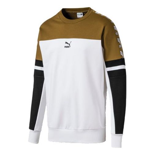 Sveter Puma Colorblock Round Neck Sweatshirt Rôznofarebný | 595872-02, 0