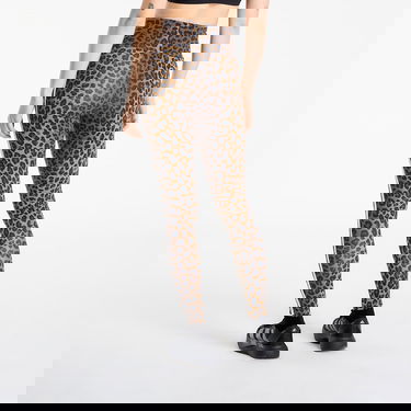 Legíny adidas Performance 3-Stripes Leopard Print Leggings Hnedá | JW7308, 2