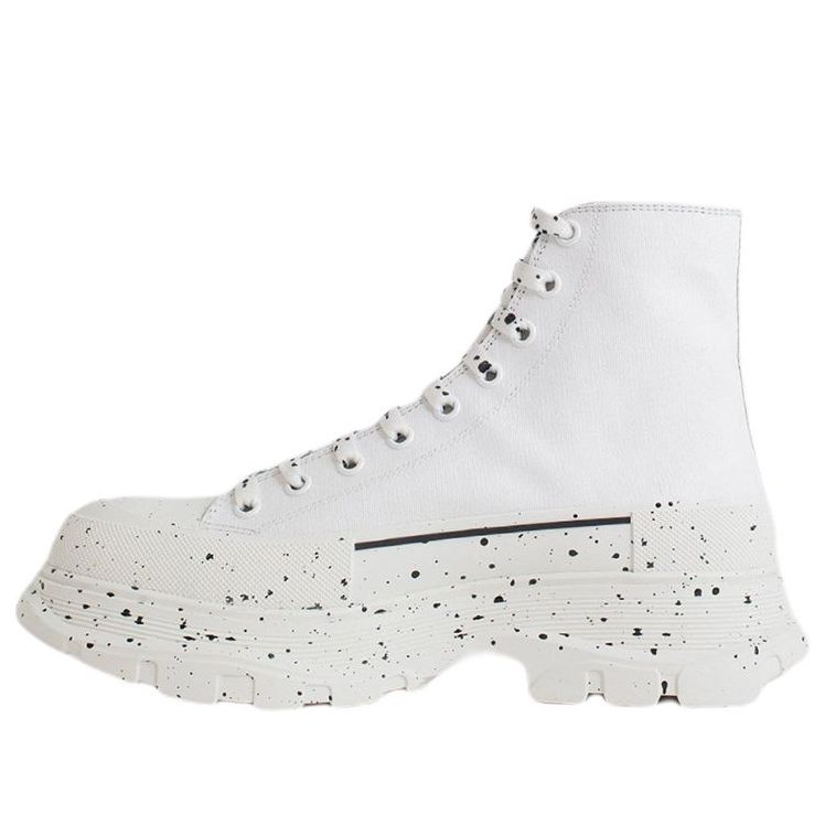 Tenisky a topánky Alexander McQueen Alexander McQueen Paint Tread Slick High Biela | 682413W4MVI9061, 0