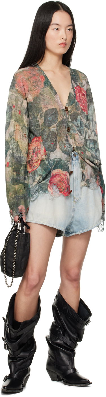 Šortky R13 R13 Straight Double Loop Venti Denim Shorts Modrá | R13WD116-D045A, 3
