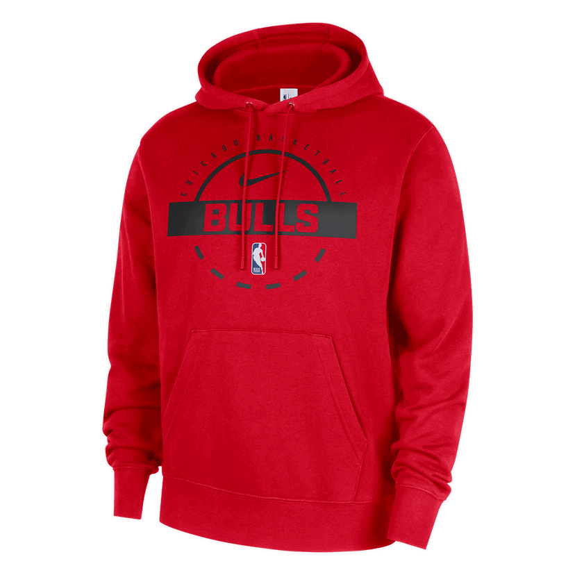 Mikina Nike Chicago Bulls NBA Club Fleece Pullover Hoodie Červená | HM7179-657