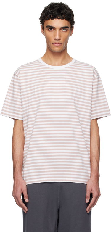 Tričko NANAMICA nanamica Stripe Jersey T-Shirt Ružová | S25SH120U, 0
