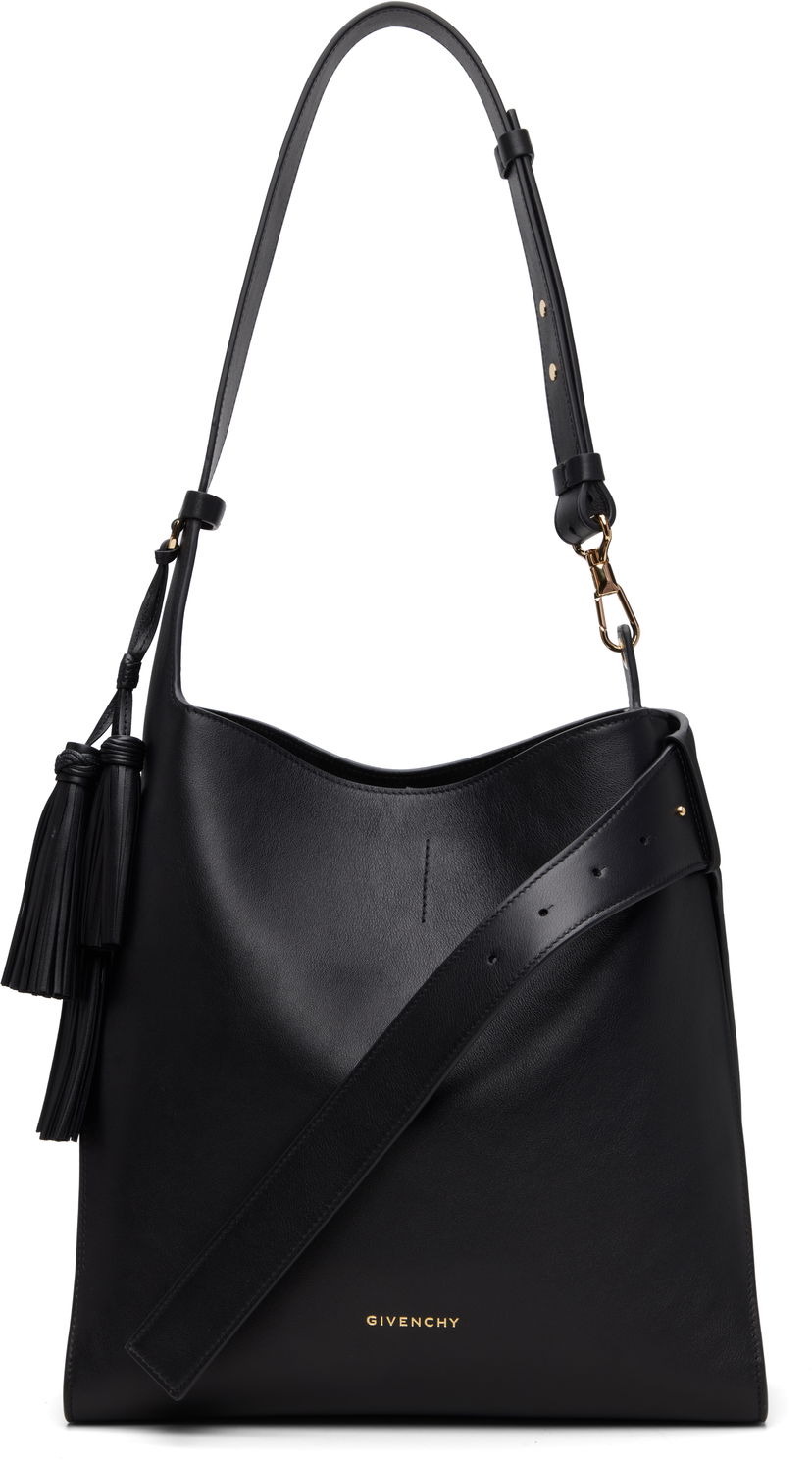 Tote bag Givenchy Belted Leather Tote Čierna | BB512ZB29Z001