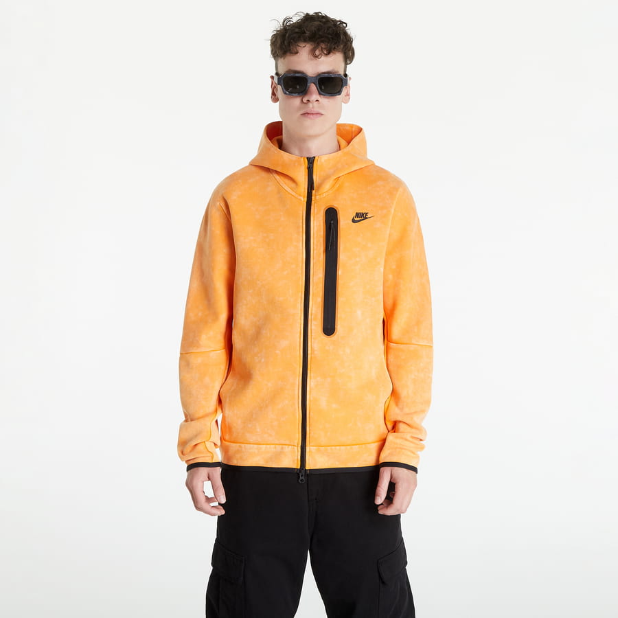 Mikina Nike Sportswear Tech Fleece Hoodie Oranžová | DM6515-886, 0