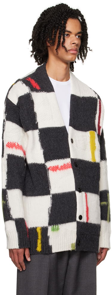 Sveter ZEGNA ZEGNA x The Elder Statesman Check Cardigan Rôznofarebný | TCW35A6-CRG, 1
