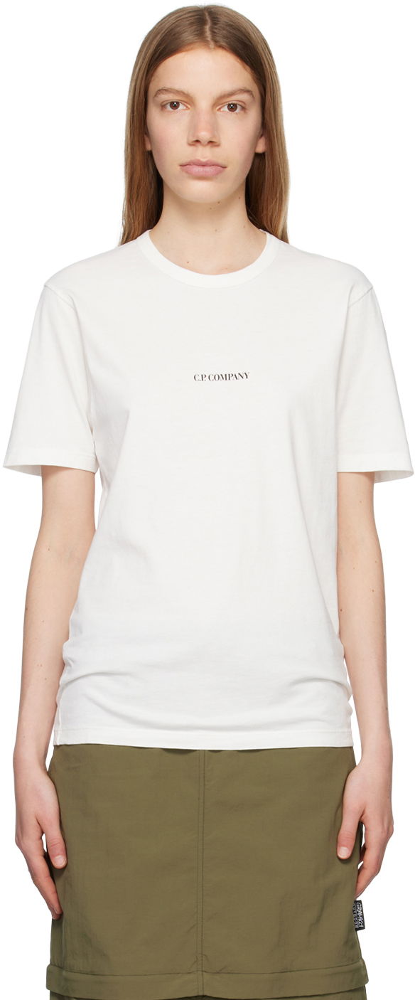 Tričko C.P. Company Relaxed T-Shirt Biela | 14CMTS142A-005431G, 0