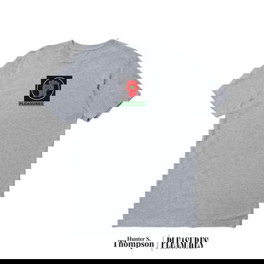 Tričko Pleasures Badge Tee Šedá | P22W053-GREY, 1