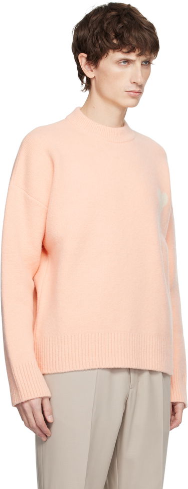 Sveter AMI Alpaca Ami de Coeur Crewneck Sweater Ružová | H25UKS836.KN0135, 1