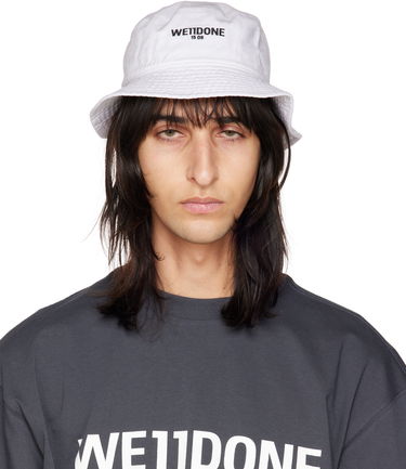 Klobúk We11done Logo Bucket Hat Biela | WD-AH3-22-420-U-WH, 0
