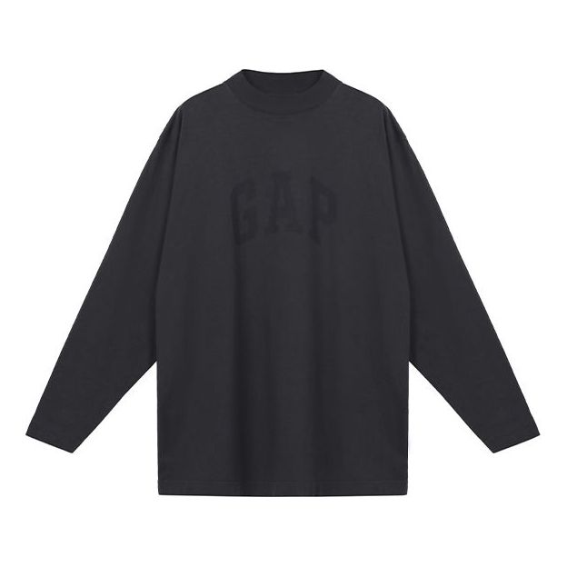 Tričko GAP Long Sleeve T-Shirt Engineered by Balenciaga Dove Čierna | YEEZY-SS22-018, 0