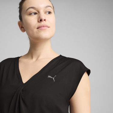 Crop Top Puma Cloudspun Twist Cropped Training T-Shirt Čierna | 526697_01, 4