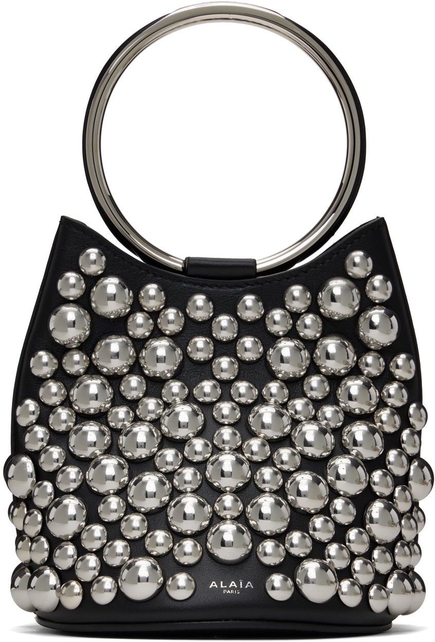 Kabelka Alaïa Mini Ring Bucket Bag Čierna | AA1S02814CA297, 0
