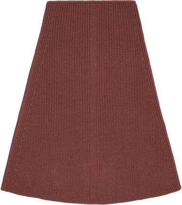 Sukňa Rick Owens Rick Owens Concordians Ribbed Knit A-line Skirt Biela | RR02E1491 KWVH, 2