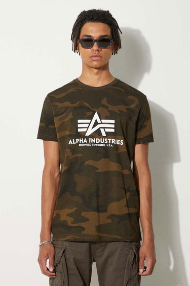 Tričko Alpha Industries Basic T-Shirt Zelené | 100501C.239, 0