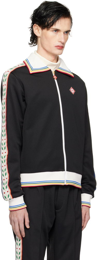 Bunda Casablanca Track Jacket with Stripes Čierna | MPS25-JTP-310-01, 1