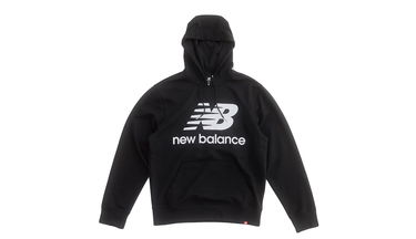 Mikina New Balance Essentials Pullover Hoodie Čierna | MT03558BK, 1