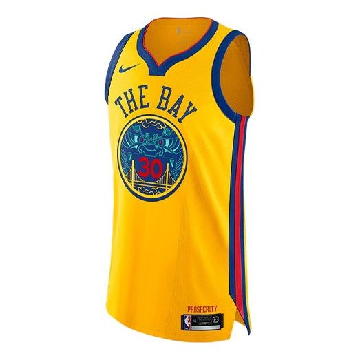Dres Nike Stephen Curry Golden State Warriors City Edition Connected Jersey Žltá | AH6052-728