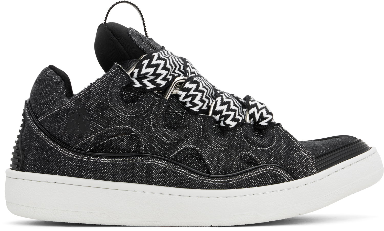 Tenisky a topánky LANVIN Curb Denim Sneakers Čierna | FM-SKRK11-DNIM-H24, 0