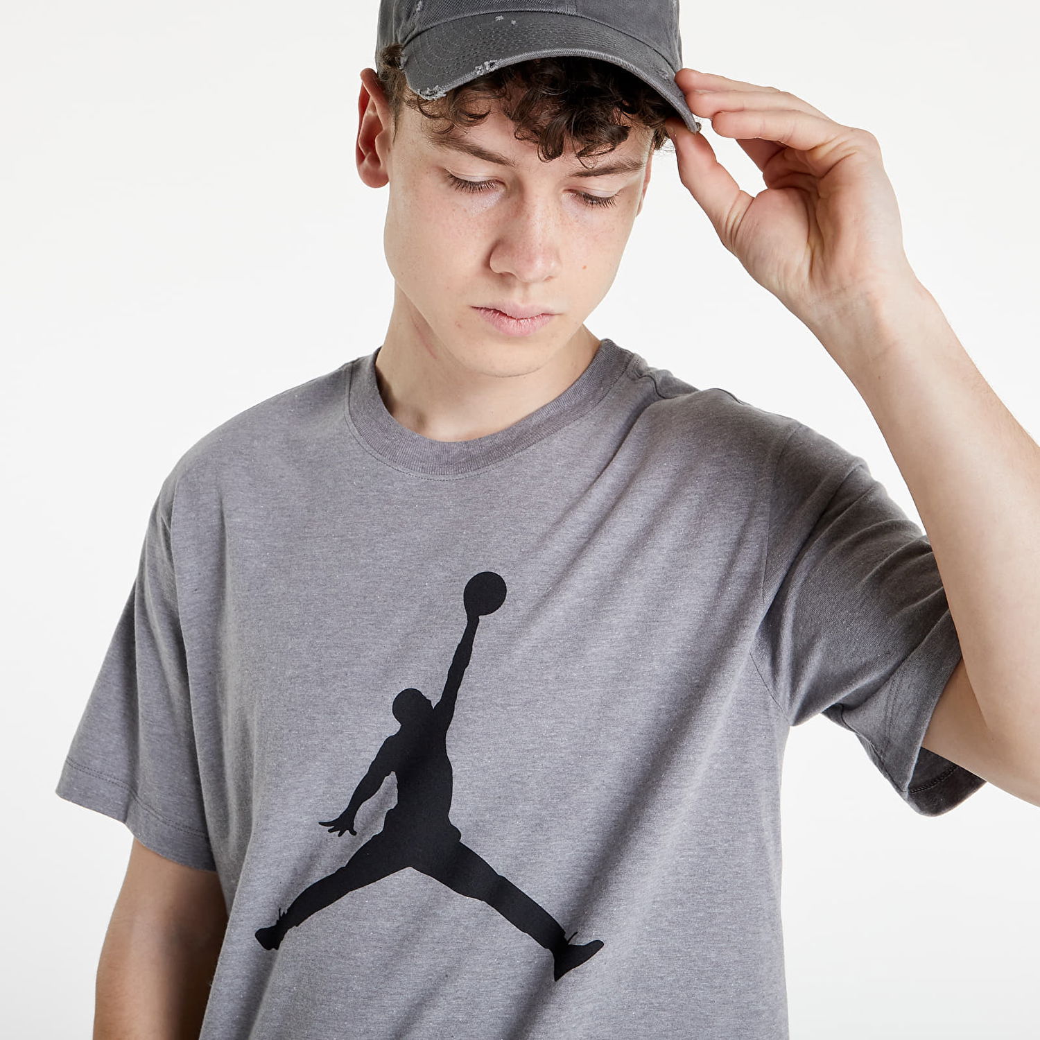 Tričko Jordan Jumpman Tee Carbon Šedá | CJ0921-091, 1