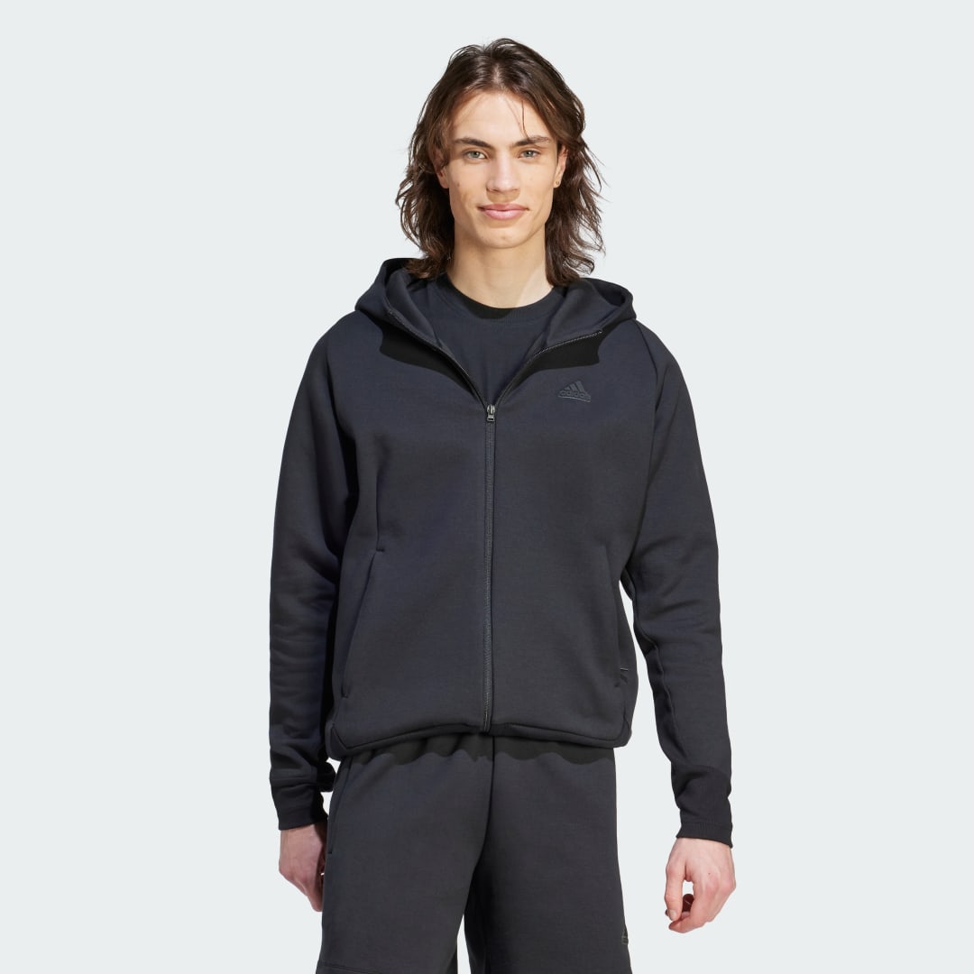 Mikina adidas Originals Z.N.E. Premium Full-Zip Hooded Čierna | IN5089, 0