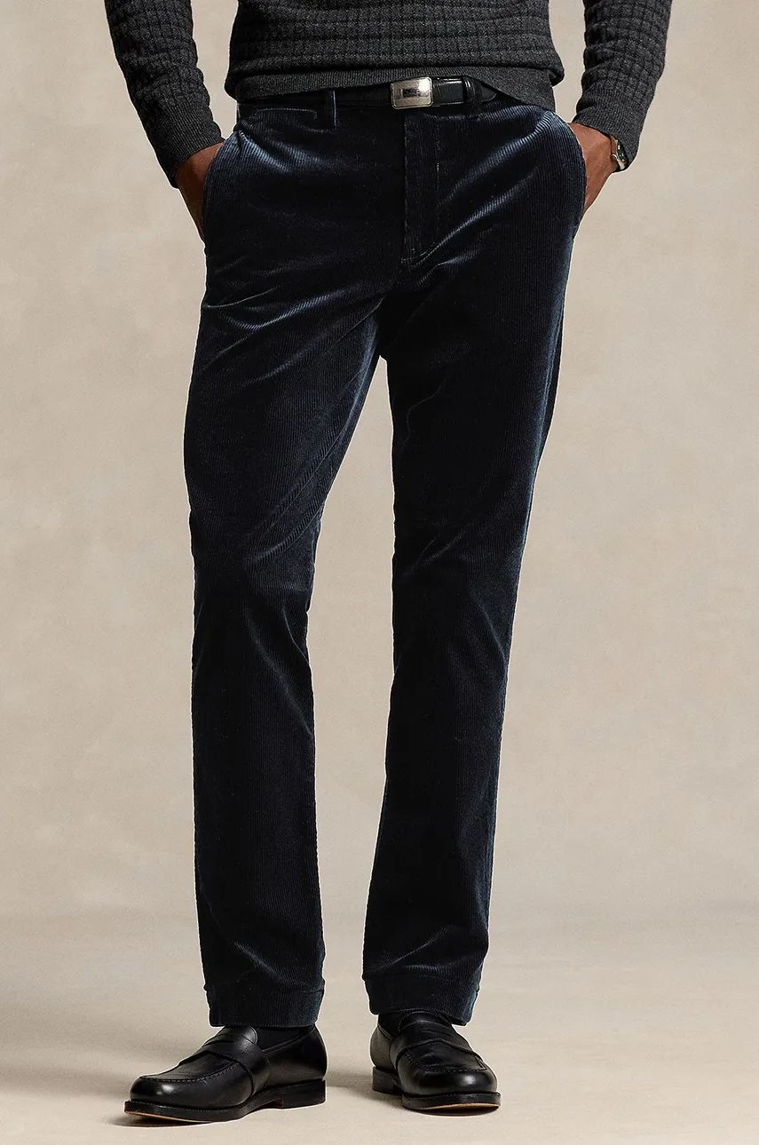 Nohavice Polo by Ralph Lauren Corduroy Pants Šedá | 710884820, 1