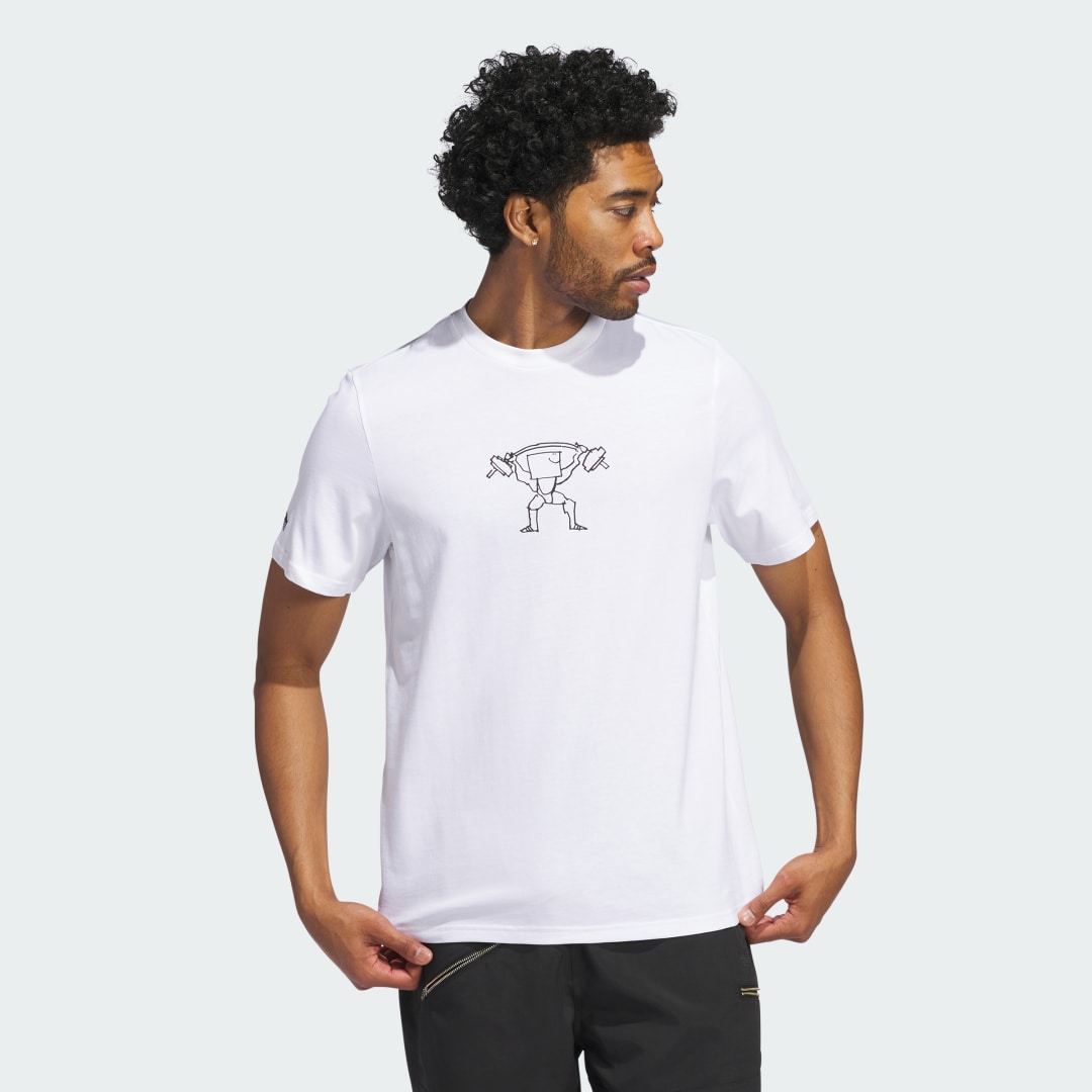 Tričko adidas Performance Shmoofoil Lifter Biela | IZ4862, 0