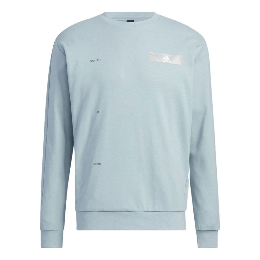 Sveter adidas Originals Reflective Logo Sweatshirt Modrá | HY5849