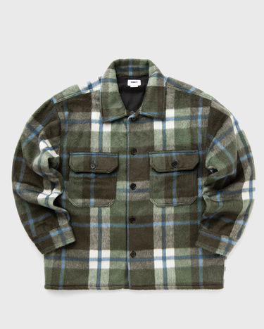 Bunda OBEY Stanton Shirt Jacket Zelené | 121160062-RSI, 0