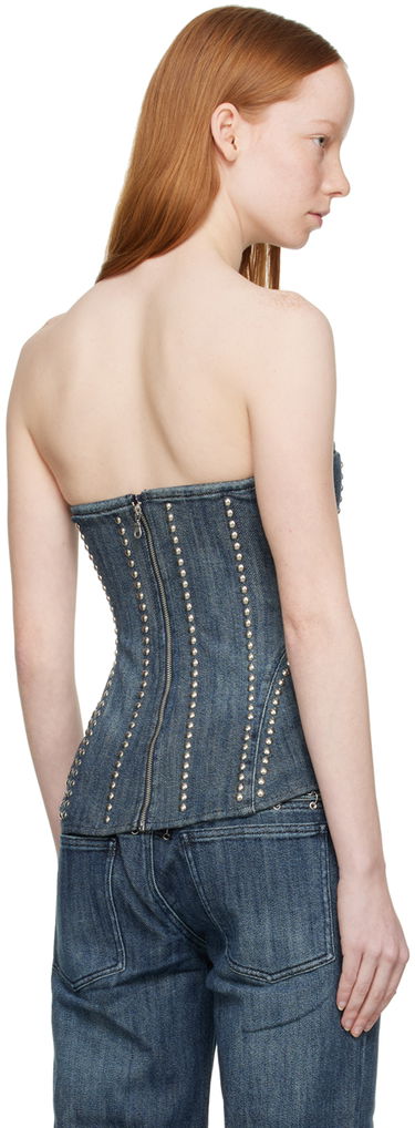 Tielko Miaou Miaou Libra Denim Corset Modrá | 7063SD2DUR, 2
