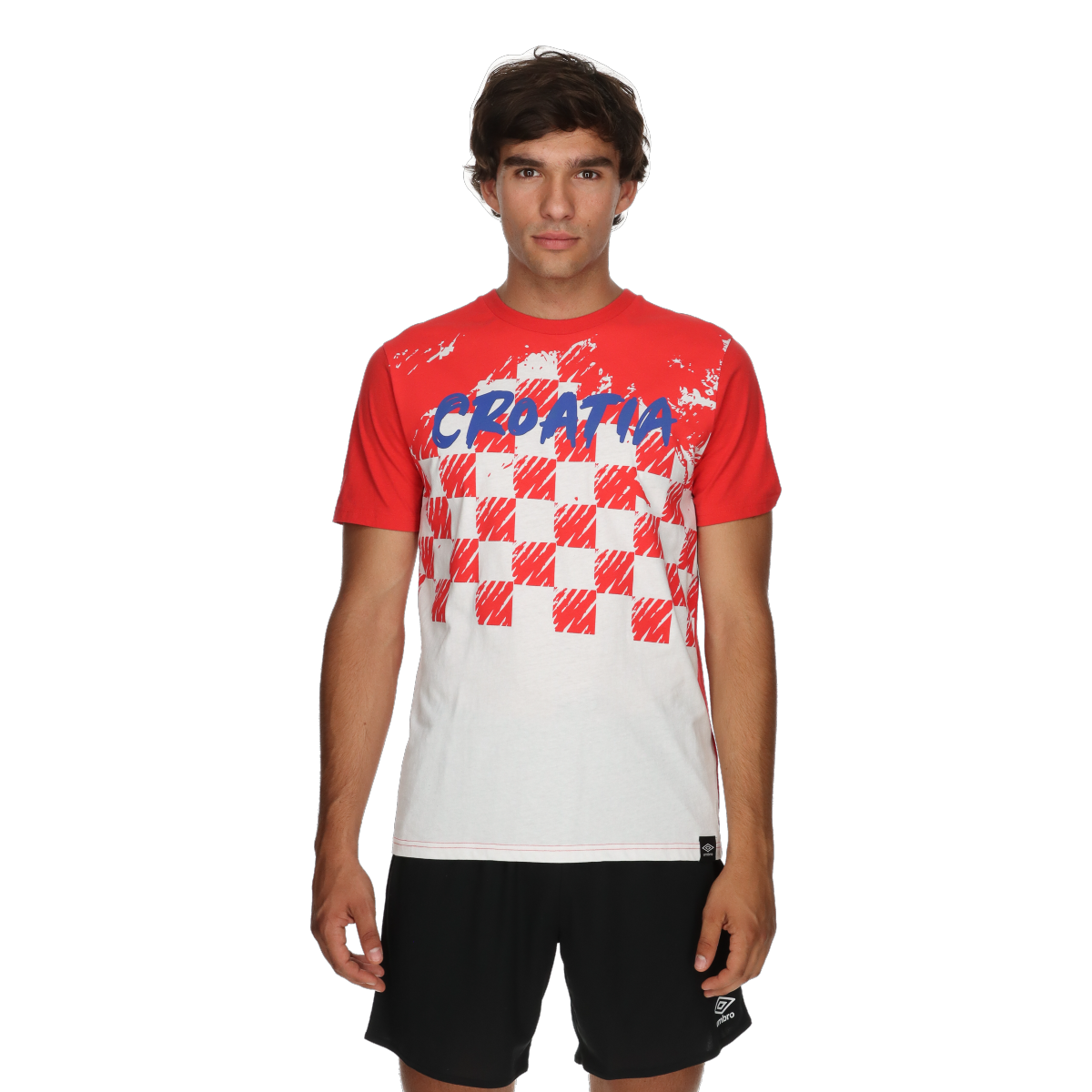 Tričko Umbro Croatia Checkerboard T-Shirt Rôznofarebný | UMA241M854-10, 0