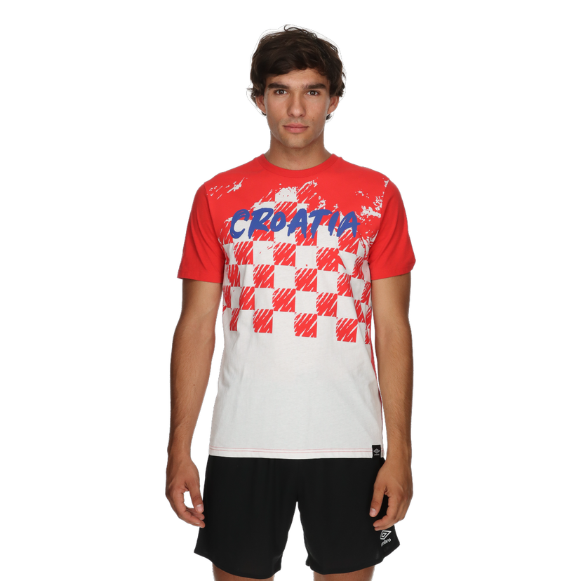 Tričko Umbro Croatia Checkerboard T-Shirt Rôznofarebný | UMA241M854-10