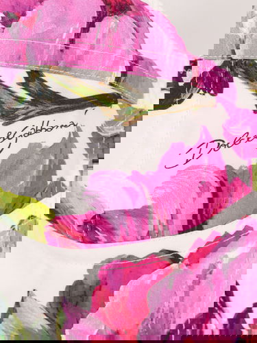 Crop Top Dolce & Gabbana Dolce & Gabbana Peony Print Crop Top Rôznofarebný | F7W98THS5S3HA5KR, 2