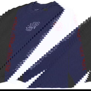 Tričko EDWIN Music Channel Long Sleeve T-Shirt Navy | I032526-0DM67-0DM-67, 0