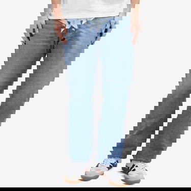 Džínsy BAPE Twin Star Relaxed Fot Jeans Modrá | 001DPK801003M-LIG, 2