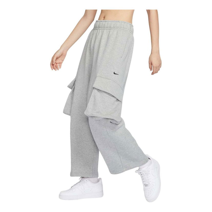 Tepláky Nike Low-Rise Oversized Open-Hem Sweatpants Šedá | FV7513-063