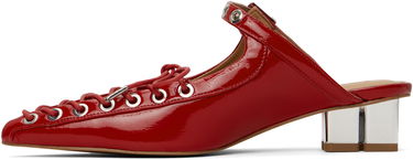 Tenisky a topánky GANNI GANNI Lace-Up Mules Červená | S2964, 2