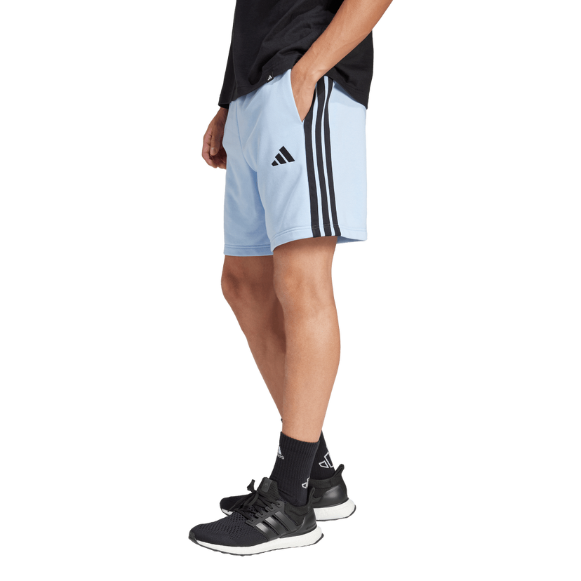Šortky adidas Originals 3-Stripes Fleece Shorts Modrá | JW1890