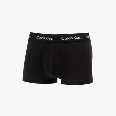 Boxerky CALVIN KLEIN Cotton Stretch Low Rise Trunk Čierna | U2664G 6FB, 3