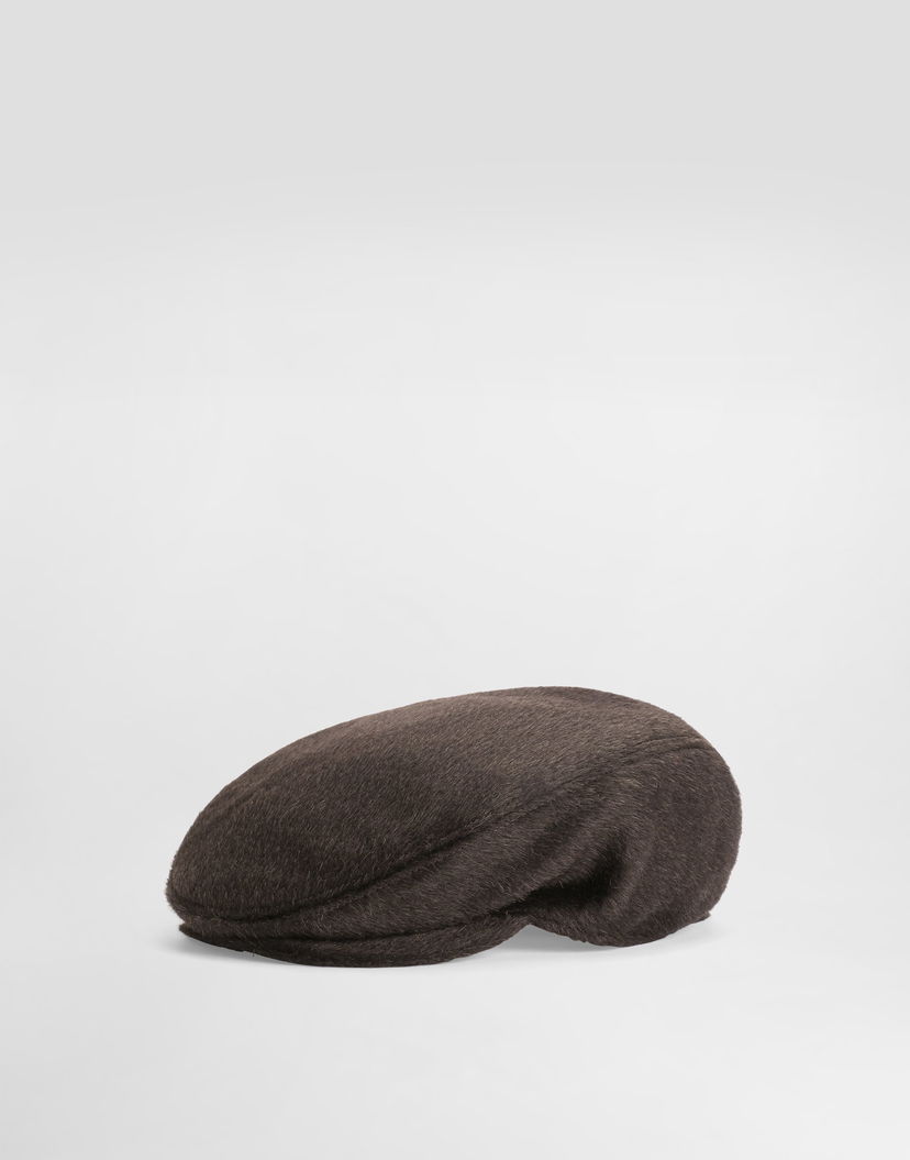 Šiltovka Dolce & Gabbana Dolce & Gabbana Wool and Llama Flat Cap Hnedá | GH587AFU2PXM0682