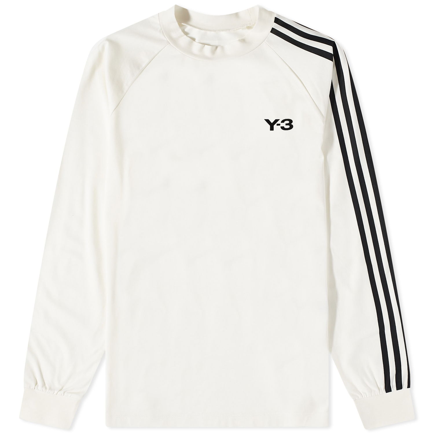 Tričko Y-3 3 Stripe Long Sleeve Tee Biela | IA1421, 0