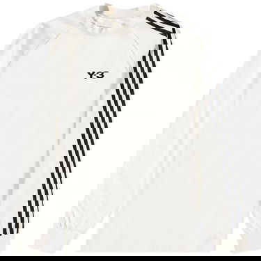 Tričko Y-3 3 Stripe Long Sleeve Tee Biela | IA1421, 0
