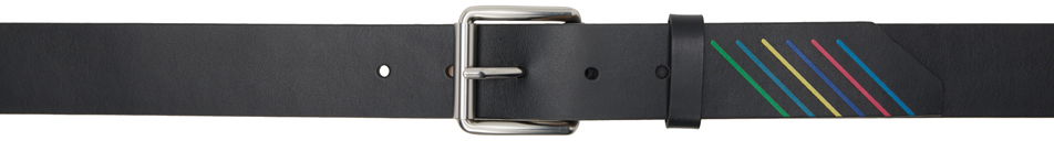 Opasok Paul Smith Paul Smith Sports Stripe Belt Čierna | M2A-7607-ASTRDE-79, 0