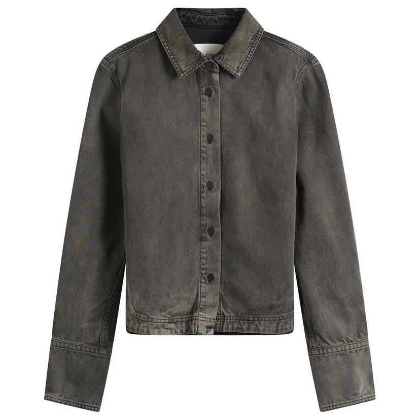 Košeľa CLOSED Curved Hem Denim Shirt Šedá | C94645-12C-4E-DGY